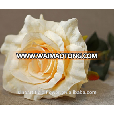 Hot sell simulated silk rose flowers for wedding