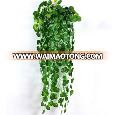 Artificial wall hanging home decor plant flower leafes