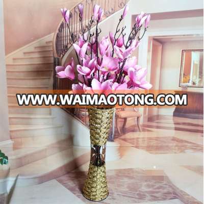 Wholesale silk artificial magnolia flower for wedding decoration