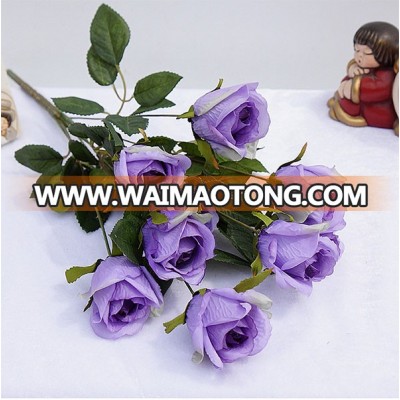 New style 9 heads artificial diamond rosebud for wedding decoration