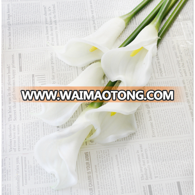 2018 new style artificial PU calla lily flower for wedding