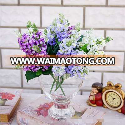 Hot sale fabric artificial hyacinth flower for wedding decoration