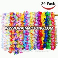 Wholesale Silk Hawaiian Necklace 36 Leis Party Decoration