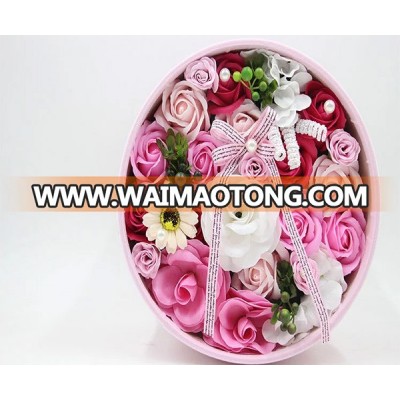 Mother's day gift colorful artificial flower soap rose flower