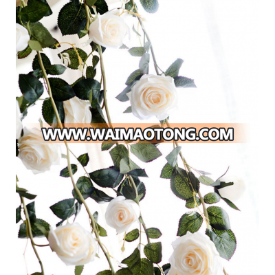 Artificial flowers 1.8 meters rose rattan flowers for wedding decor