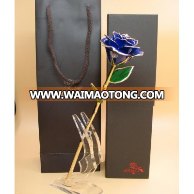 Wholesale 24k gold rose gift box decoration flower