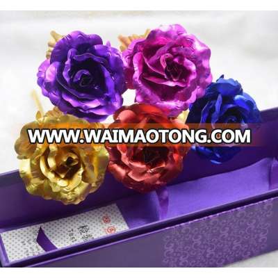 flower gift/ 24k gold foil flower/ 24k gold foil rose