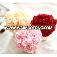 mother day gift 6 head artificial silk flower colorful carnation