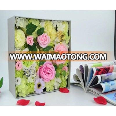 Mother's day gift colorful artificial flower soap carnation flower