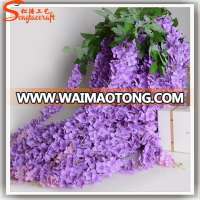 Various colors fabric made of artificial hanging orchid flowers for wedding decoration