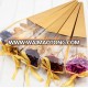 Valentine's Day Women's Gift 24K Gold Plated Rose Flower Decoration Artificial Flowers For Mother's Day Friend Christmas